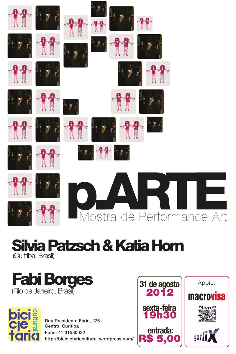 Cartaz da 4ª edição da p.ARTE, agosto de 2012