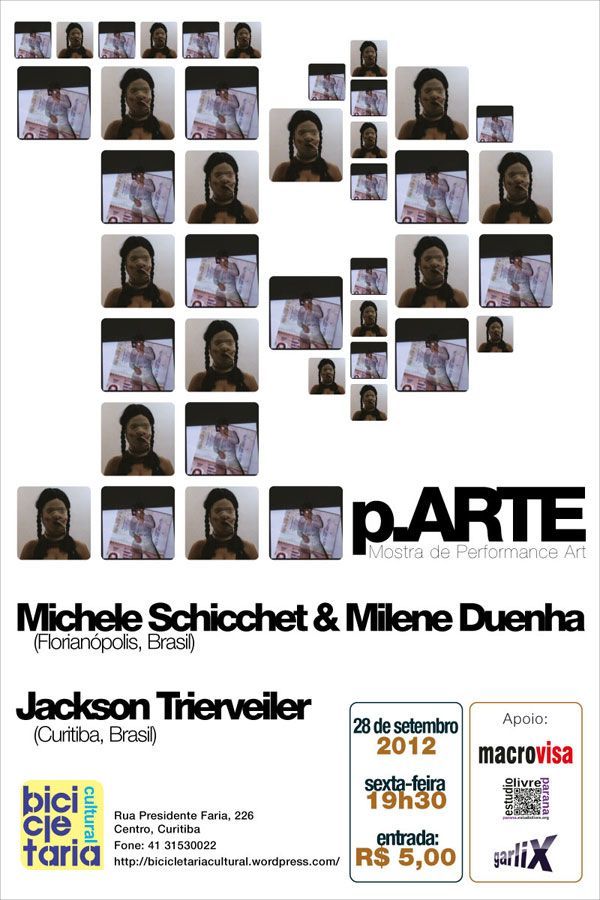 Cartaz da 5ª edição da p.ARTE, setembro de 2012