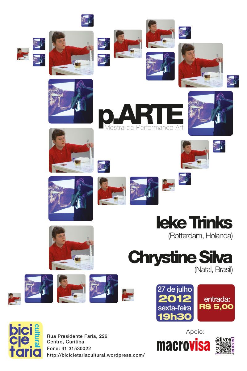 Cartaz da terceira edição do p.ARTE, julho de 2012.