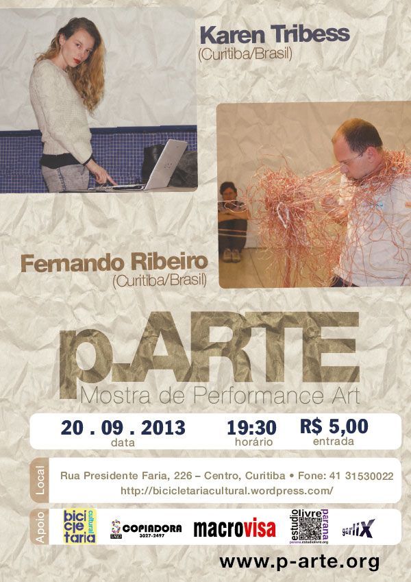 Cartaz da 13ª edição da p.ARTE | Setembro 2013